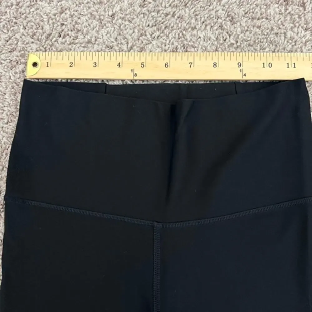 Lululemon Leggings Women's 6 Black Ankle Length Back Pocket Athletic Yoga